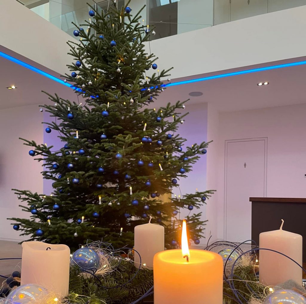 Weihnachtsstimmung im Büro
